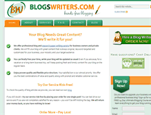 Tablet Screenshot of blogswriters.com